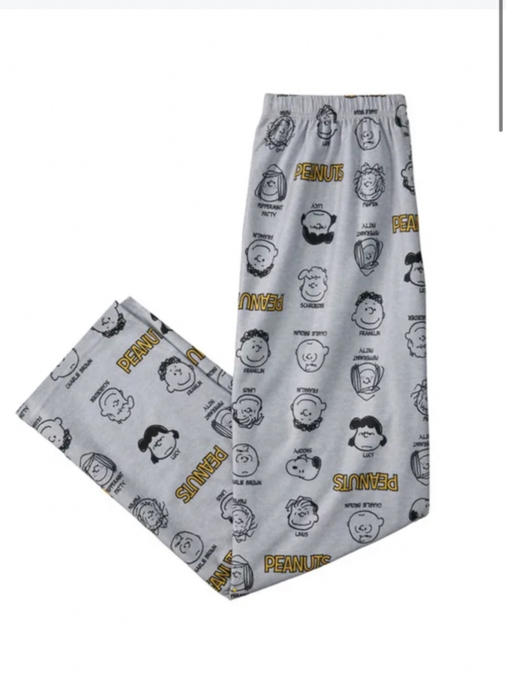 Peanuts Gang Women’s Gray Sleep Pants Size XL NEW